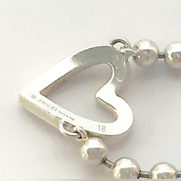 Gucci Silver Heart Ring - Picture 9 of 10